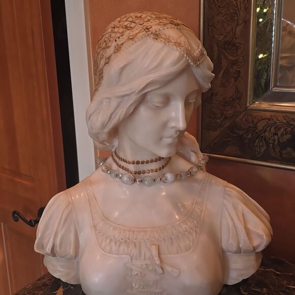 Vintage Necklace made of Beads from 1950's! Very Sparkling! - Picture 3 of 5